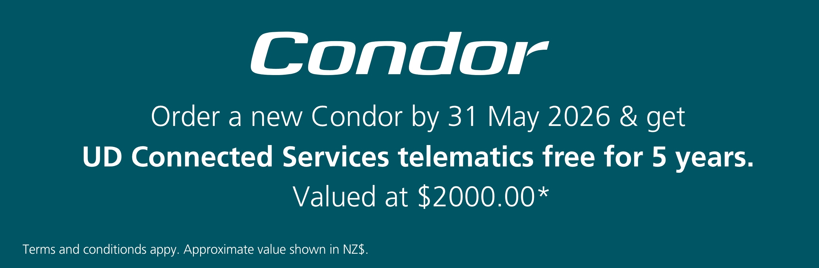 Condor Deal May 2026