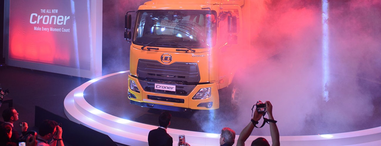  UD Trucks unveiled its All-New medium-duty truck Croner